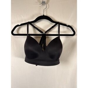 Soma Enbliss Luxe Wireless Lace J Hook Bra 34D TShirt Bra Casual Comfort